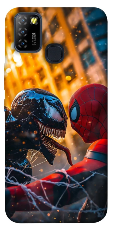 Чохол на Infinix Hot 10 Lite Venom vs Spiderman фото 1 з 1