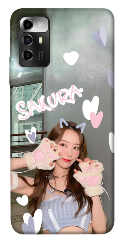 Чохол на ZTE Blade V40 Vita Sakura - LE SSERAFIM фото 1 з 1