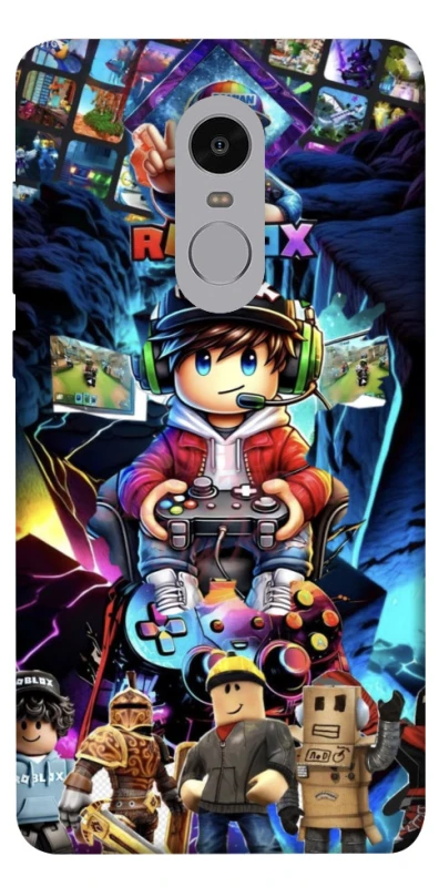 Чехол на Xiaomi Redmi Note 4X / Note 4 (Snapdragon) Roblox collage ver.4 фото 1 из 1