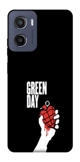 Чохол на Motorola Moto E15 Green Day logo фото 1 з 1