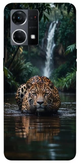 Чехол на Oppo Reno 7 4G Leopard in water фото 1 из 1