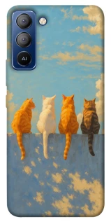 Чехол на TECNO Pop 5 LTE cats on wall фото 1 из 1