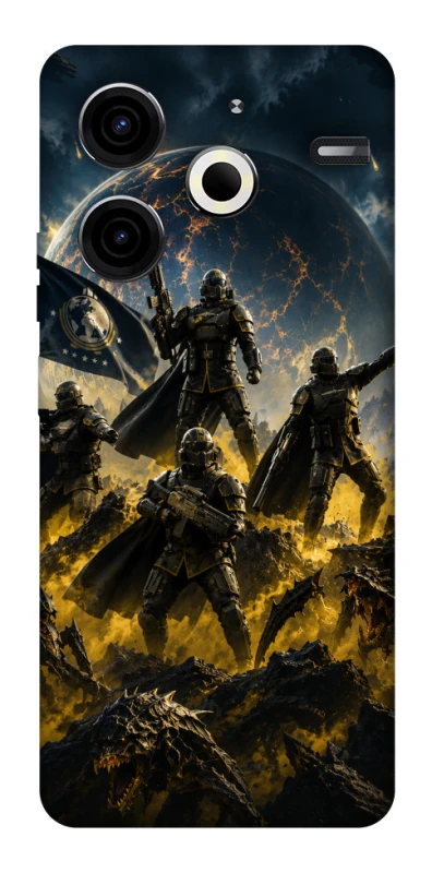 Чохол на TECNO Pova 6 Neo (LI6) HELLDIVERS фото 1 з 1