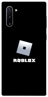 Чохол на Samsung Galaxy Note 10 Roblox logo black фото 1 з 1