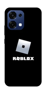 Чехол на Oppo A6 Pro 4G/5G Roblox logo black фото 1 из 2