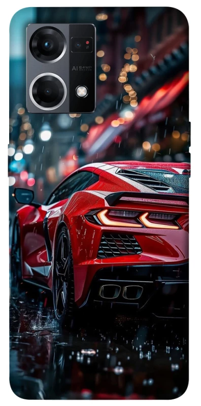 Чохол на Oppo Reno 7 4G Red sports car фото 1 з 1