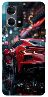 Чехол на Oppo Reno 7 4G Red sports car фото 1 из 1