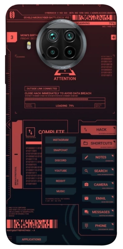 Чохол на Xiaomi Mi 10T Lite / Redmi Note 9 Pro 5G Attention фото 1 з 1