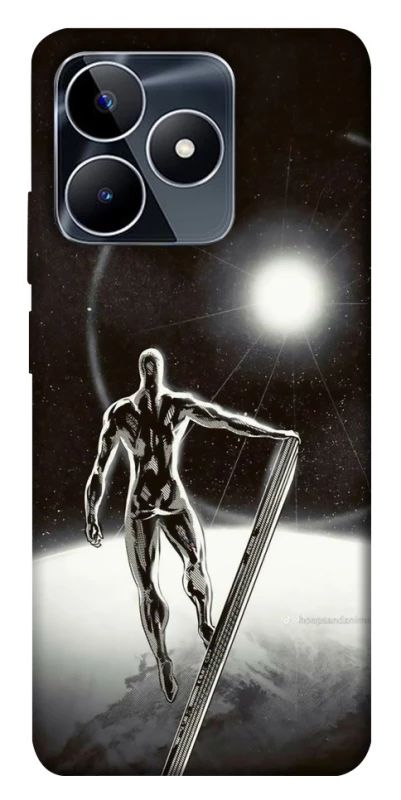 Чехол на Realme C53 Серебряный сёрфер фото 1 из 1