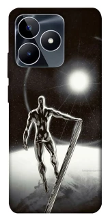 Чехол на Realme C53 Серебряный сёрфер фото 1 из 1