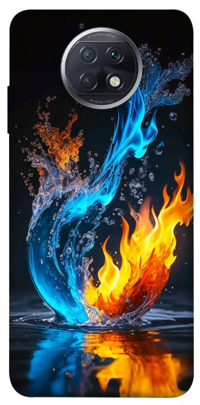Чохол на Xiaomi Redmi Note 9 5G / Note 9T Water And Fire фото 1 з 1