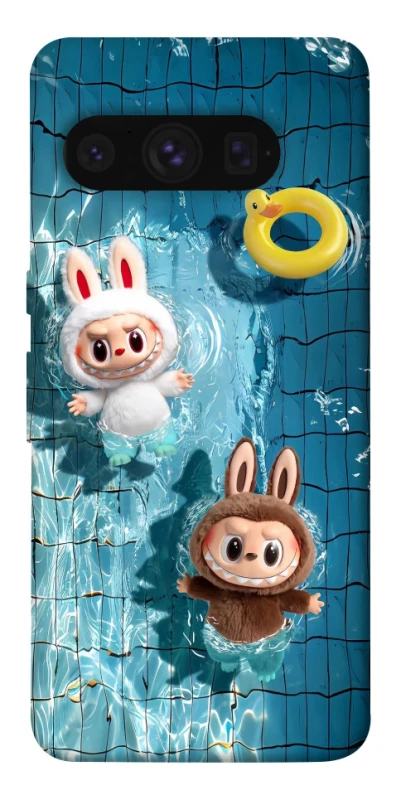 Чохол на Google Pixel 8 Pro Labubu in the pool фото 1 з 1