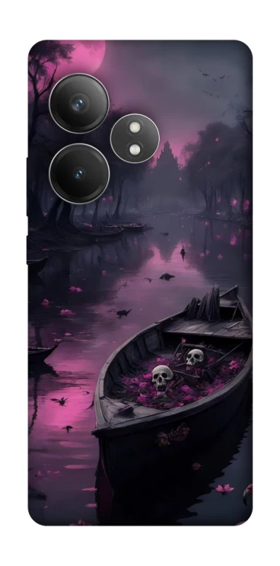 Чохол на Realme GT Neo 6 Boat and flamingo фото 1 з 1