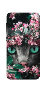 Чохол на ZTE Blade A3 (2019) Кіт в квітах фото 1 з 1