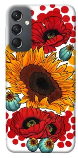 Чохол на Samsung Galaxy A24 4G Соняшники та маки фото 1 з 1