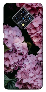 Чехол на Infinix Zero 8 Розовые гартензии фото 1 из 1