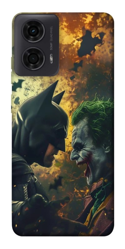 Чохол на Motorola Moto G24 Batman and the Joker фото 1 з 1