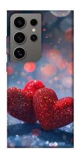 Чехол на Samsung Galaxy S24 Ultra Red hearts фото 1 из 1