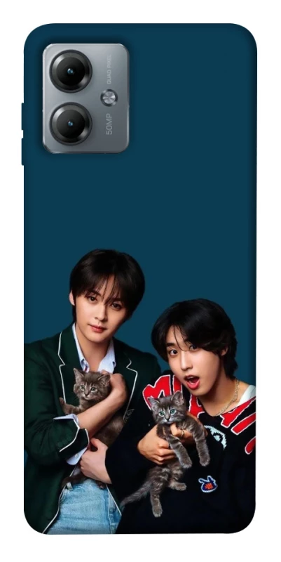 Чохол на Motorola Moto G14 Lee Know and Han - Stray Kids фото 1 з 1