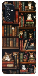 Чехол на Samsung Galaxy M52 Cats & Books фото 1 из 1