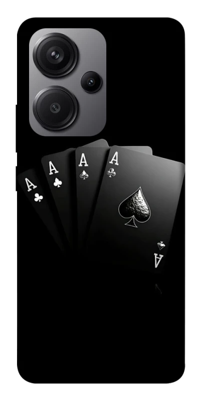 Чохол на Xiaomi Redmi Note 13 Pro+ Black Cards фото 1 з 1