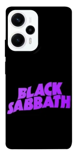 Чехол на Xiaomi Poco F5 / Note 12 Turbo Black Sabbath logo ver.1 фото 1 из 1