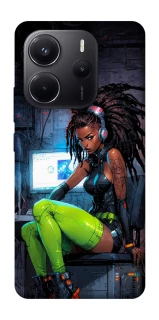Чехол на Xiaomi Redmi Note 14 5G Cyber girl фото 1 из 1