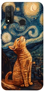 Чехол на Huawei P Smart (2020) van gogh cat фото 1 из 1