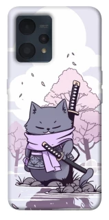 Чехол на Realme 9 4G / 9 Pro+ Samurai cat фото 1 из 1