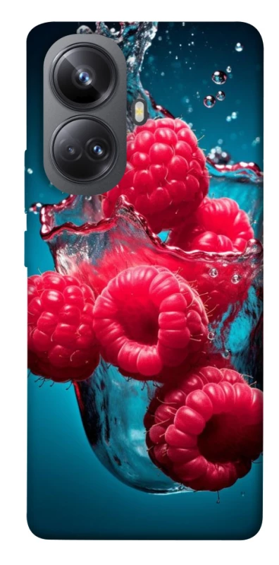 Чохол на Realme 10 Pro+ Малинка у воді фото 1 з 1