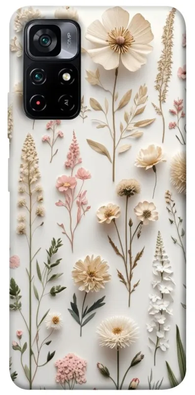 Чохол на Xiaomi Poco M4 Pro 5G Floral design ver.1 фото 1 з 1