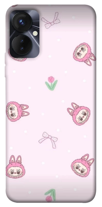 Чохол на TECNO Spark 9 Pro (KH7n) Labubu Flower фото 1 з 1