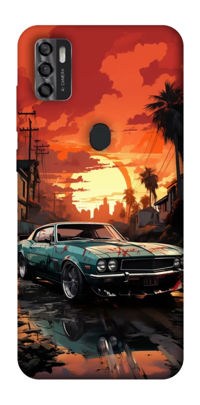 Чохол на ZTE Blade A7s (2020) Car at sunset фото 1 з 1