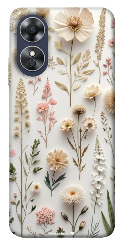 Чохол на Oppo A17 Floral design ver.1 фото 1 з 1