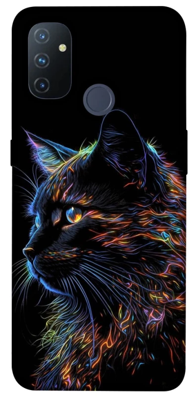 Чохол на OnePlus Nord N100 Чорний кіт фото 1 з 1