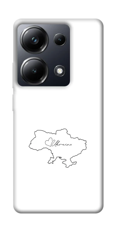 Чохол на Xiaomi Poco M6 Pro 4G Ukraine map фото 1 з 1