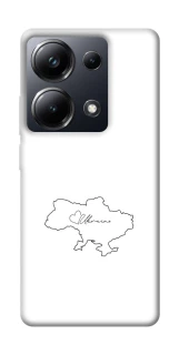 Чохол на Xiaomi Poco M6 Pro 4G Ukraine map фото 1 з 1