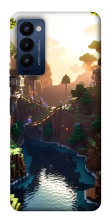 Чехол на TECNO Camon 18 Pro Minecraft sunset фото 1 из 1