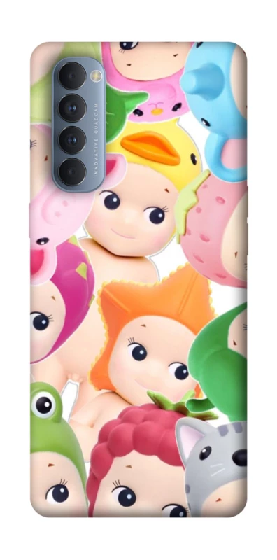 Чохол на Oppo Reno 4 Pro Fruit-Zoo Kaleidoscope фото 1 з 1