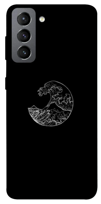 Чохол на Samsung Galaxy S21 FE Black tsunami фото 1 з 1