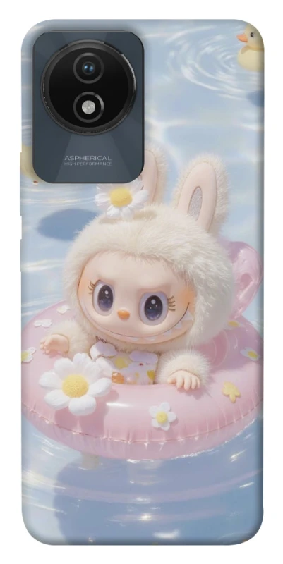 Чохол на Vivo Y02 Labubu swimming фото 1 з 1