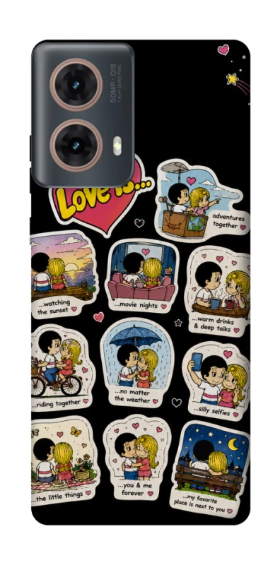 Чехол на Motorola Moto G85 Love is ver.4 фото 1 из 1