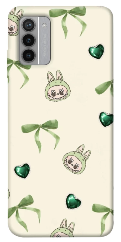 Чехол на Nokia G42 Labubu Green Heart фото 1 из 1