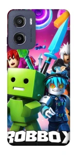 Чехол на Motorola Moto E15 Roblox gaming heroes фото 1 из 1