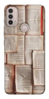 Чохол на Motorola Moto E40 Книги фото 1 з 1