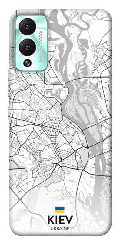 Чохол на Infinix Hot 12 Play Kiev white map фото 1 з 1