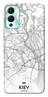Чохол на Infinix Hot 12 Play Kiev white map фото 1 з 1