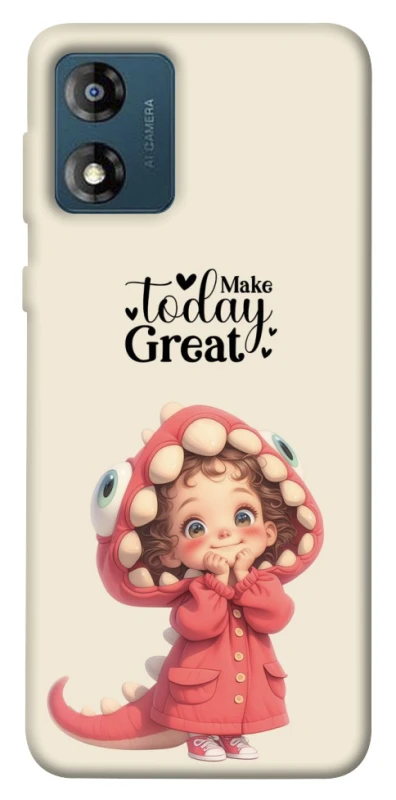 Чохол на Motorola Moto E13 Make today great фото 1 з 1