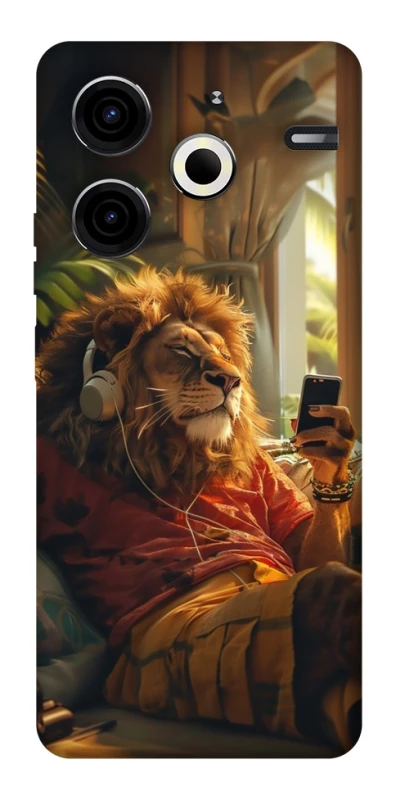 Чехол на TECNO Pova 6 Neo (LI6) Лев v2 фото 1 из 1