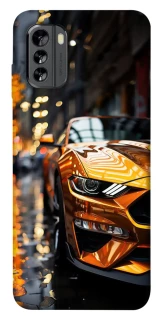 Чохол на Nokia G60 Golden sports car фото 1 з 1